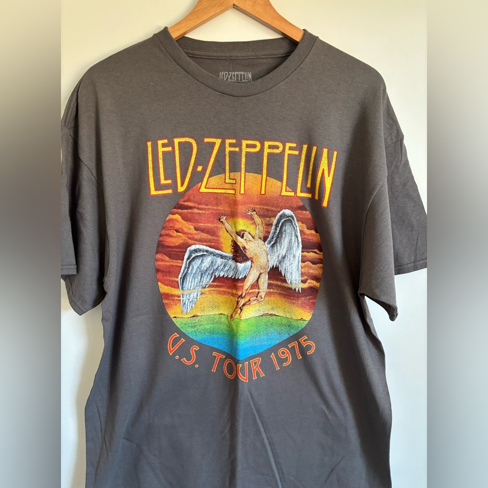 Led Zeppelin U.S. Tour 1975 BAND TEE